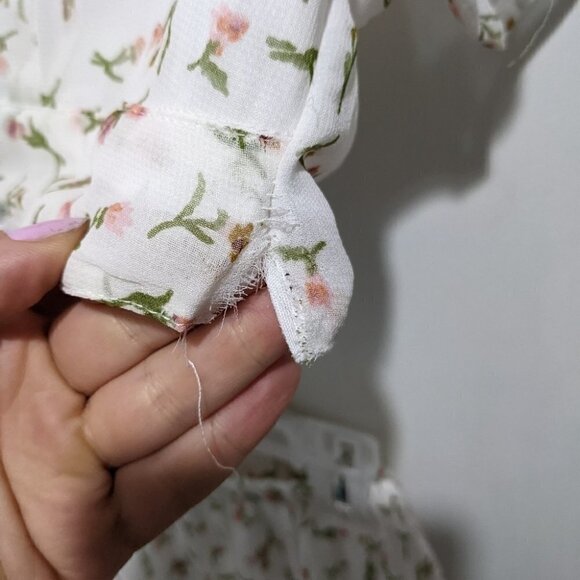 Rdi | Floral Print Waist Cutout Midi Dress - Picture 14 of 14